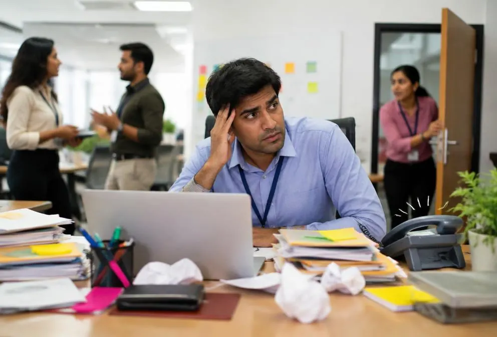 External distractions around an Indian professional