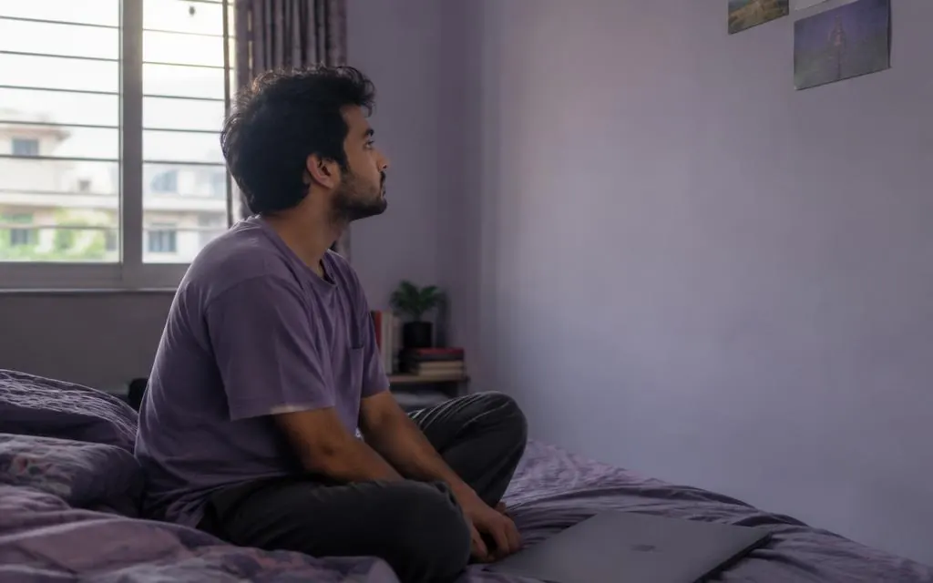Indian professional waiting for motivation to begin